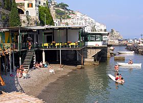 Marinella Beach, Beach in Amalfi Coast, Italy